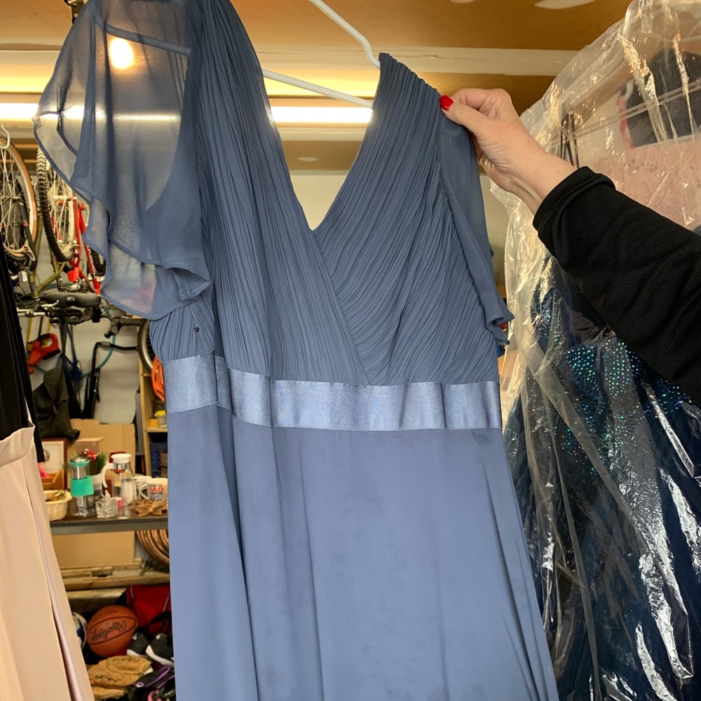 Blue dress